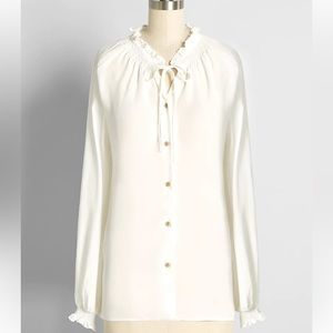 NWT Countryside Romance Tie-Neck Blouse